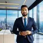 Home 19 기업가치평가사 M A 관련 자격증 - **Image Prompt 1: Global Financial Expert with Certification**
"A sophisticated, high-resolution...