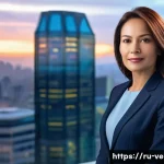 Home 16 기업가치평가사 가치 평가 기법 - **A Visionary Business Leader in a Dynamic Tech Environment:**
A striking, highly detailed, phot...