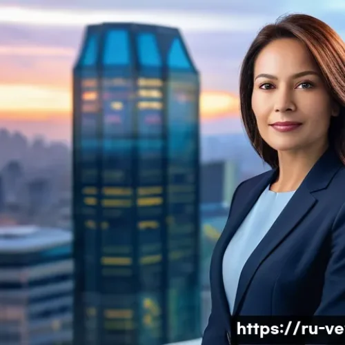 Home 28 기업가치평가사 가치 평가 기법 - **A Visionary Business Leader in a Dynamic Tech Environment:**
A striking, highly detailed, phot...