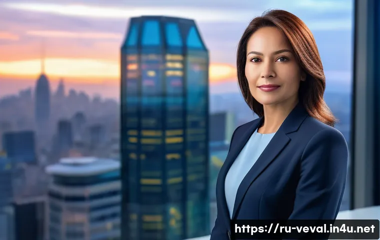 기업가치평가사 가치 평가 기법 - **A Visionary Business Leader in a Dynamic Tech Environment:**
A striking, highly detailed, phot...